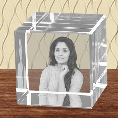 Custom Photo Glass Cube