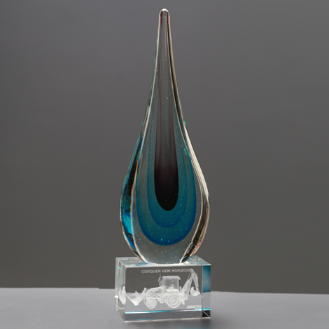 Glass Awards Engraved