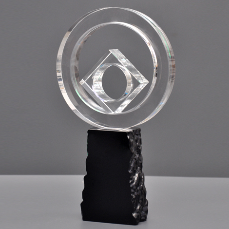 Round Crystal Awards