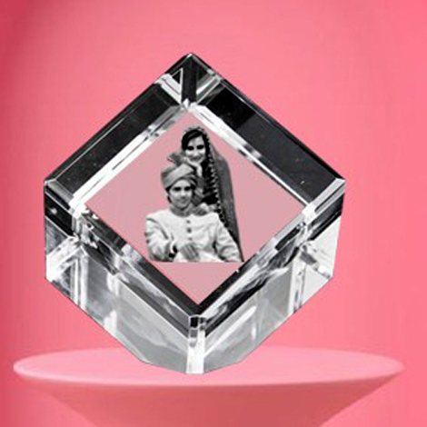 3D Crystal Paperweight