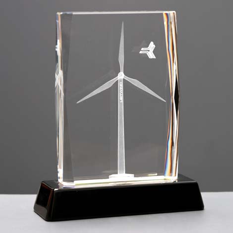 Engraved Custom Crystal Trophies