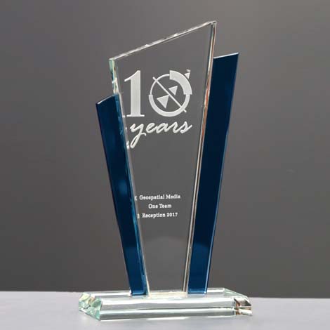 Corporate Crystal Glass Trophie