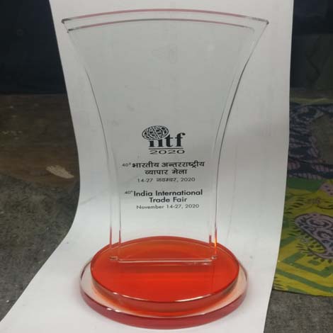 Crystal Award Trophy