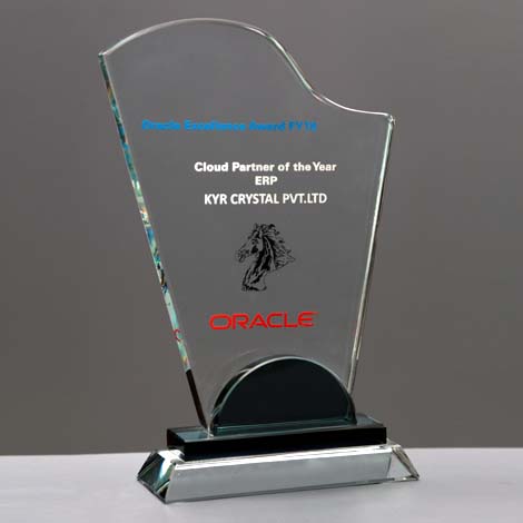 Glass Trophy Award