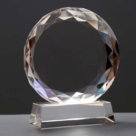 Popular Crystal Golf Trophy